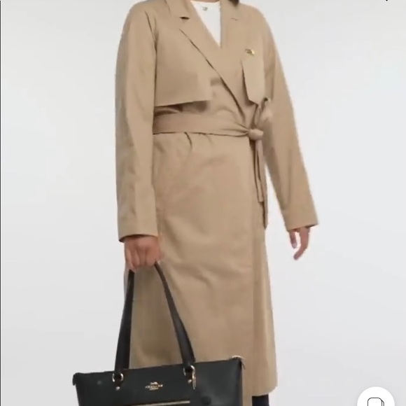 MICHAEL KORS Charlotte Large Leather Top-Zip Tote - Picture 4 of 15